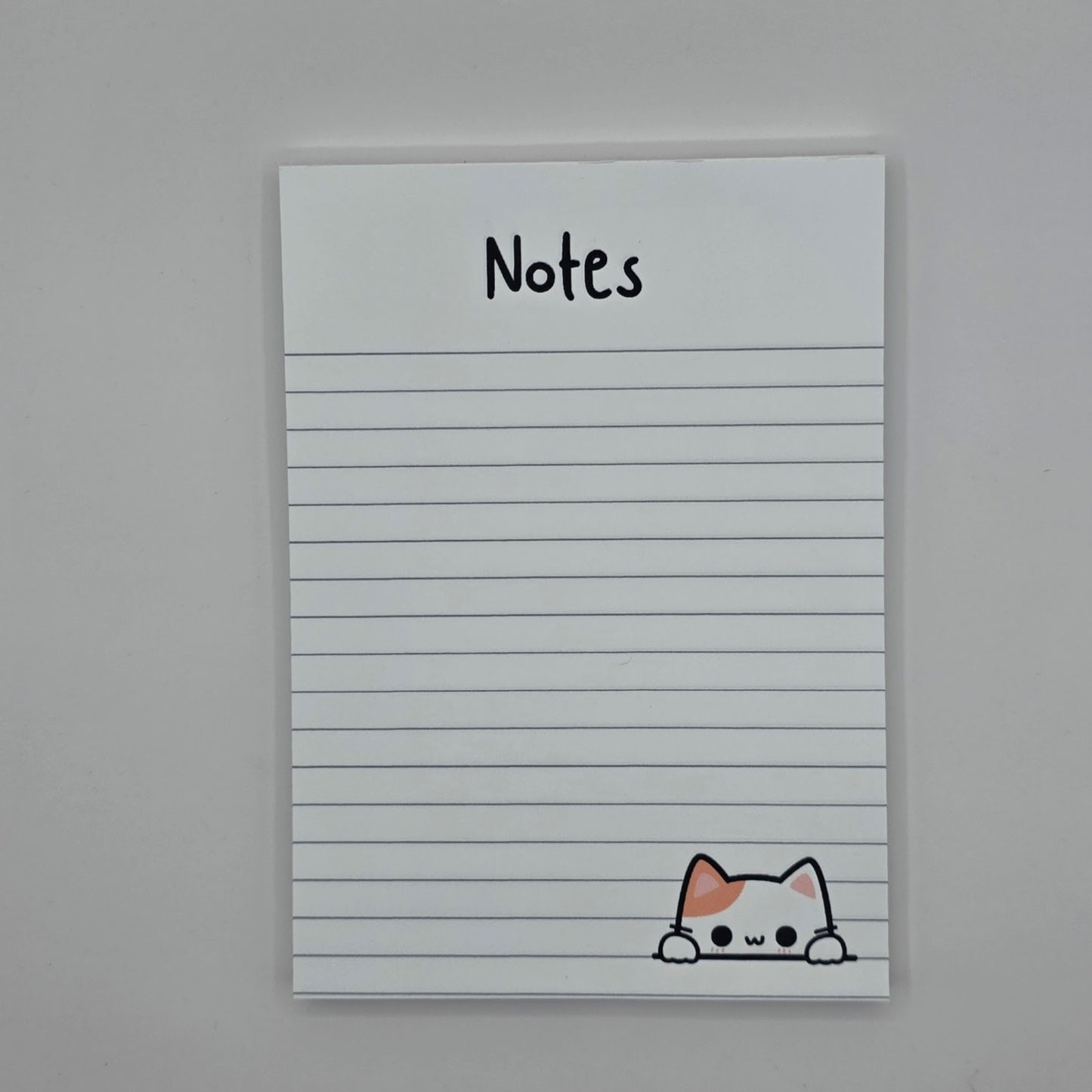 Peeking Cat Notepad