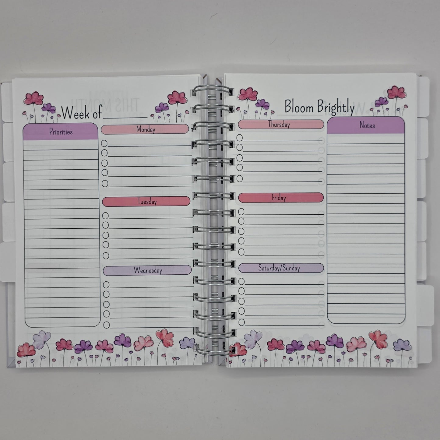 Bloom Brightly Daily Planner