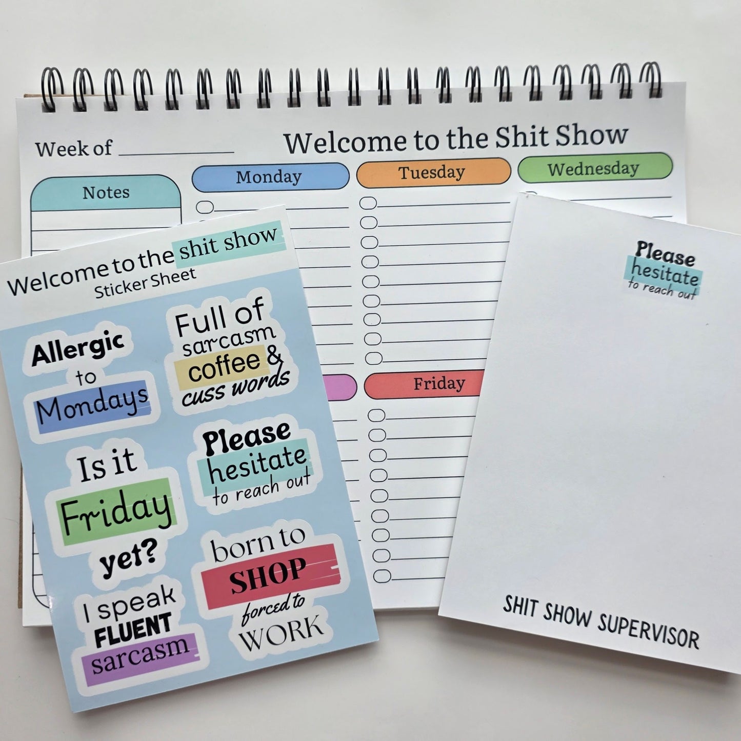 Welcome to the Shitshow Desk Set