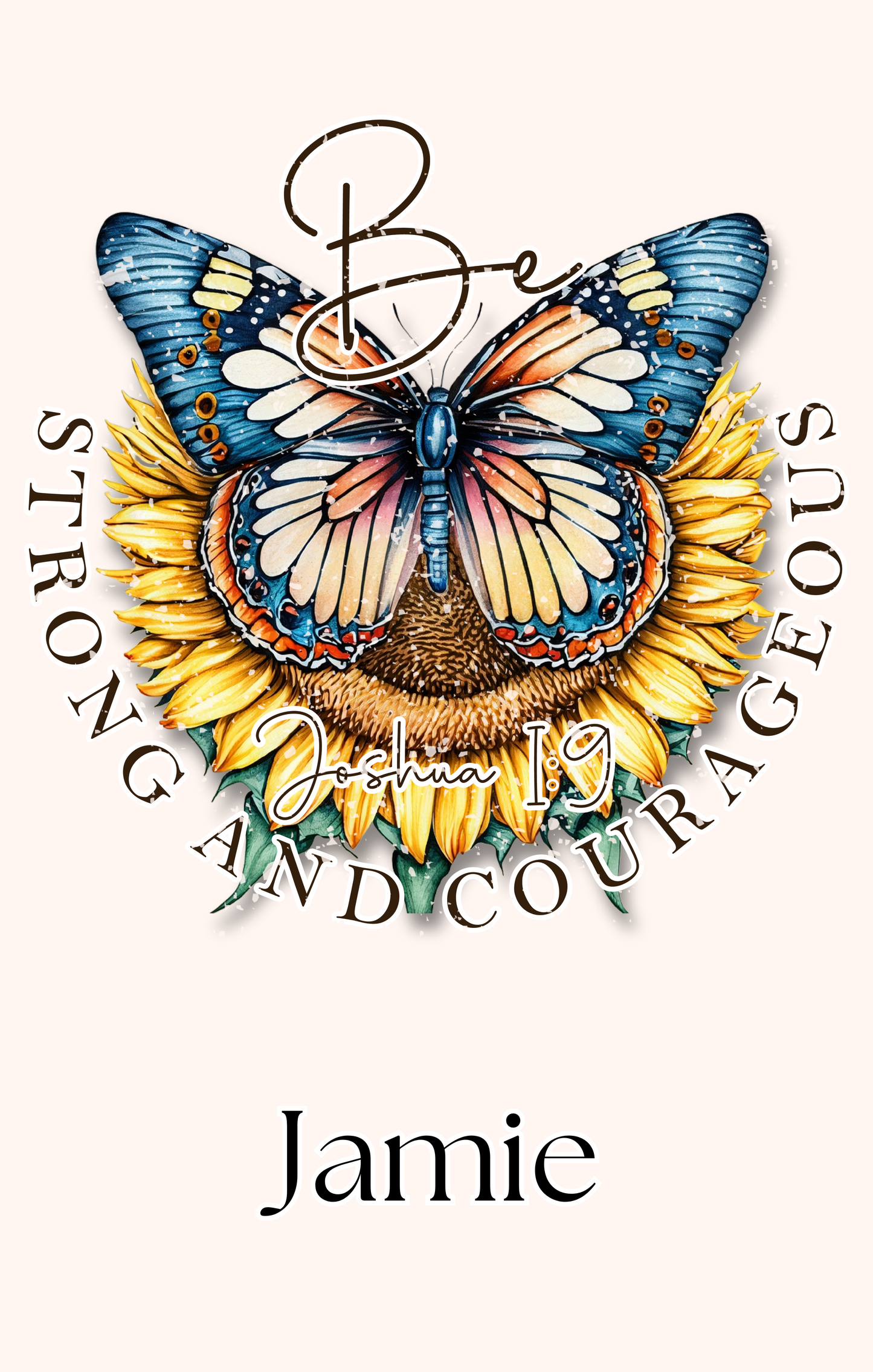 Be Strong & Courageous 3.5x5.5 Pocket Notebook