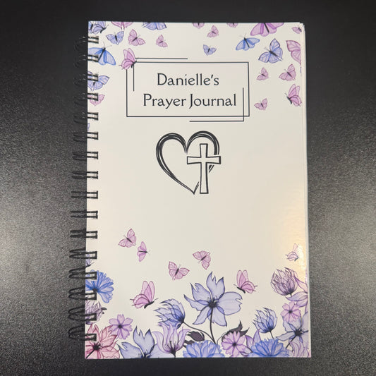 Prayer Journal – Daily Guided Christian Prayer Journal (8.5” x 5.5”)