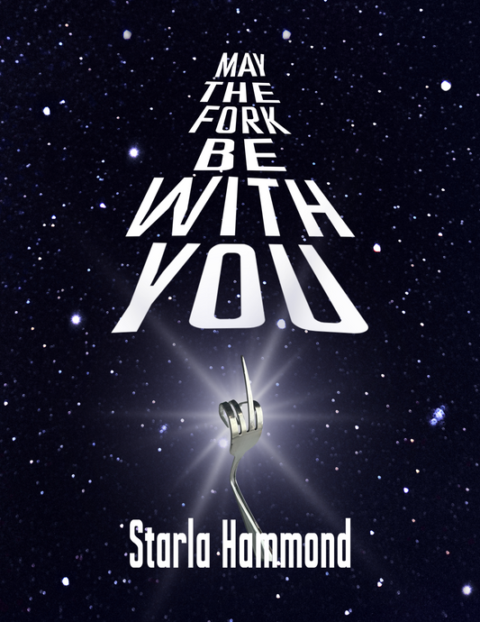 May the Fork be With You – 5.5x7 Spiral Notebook