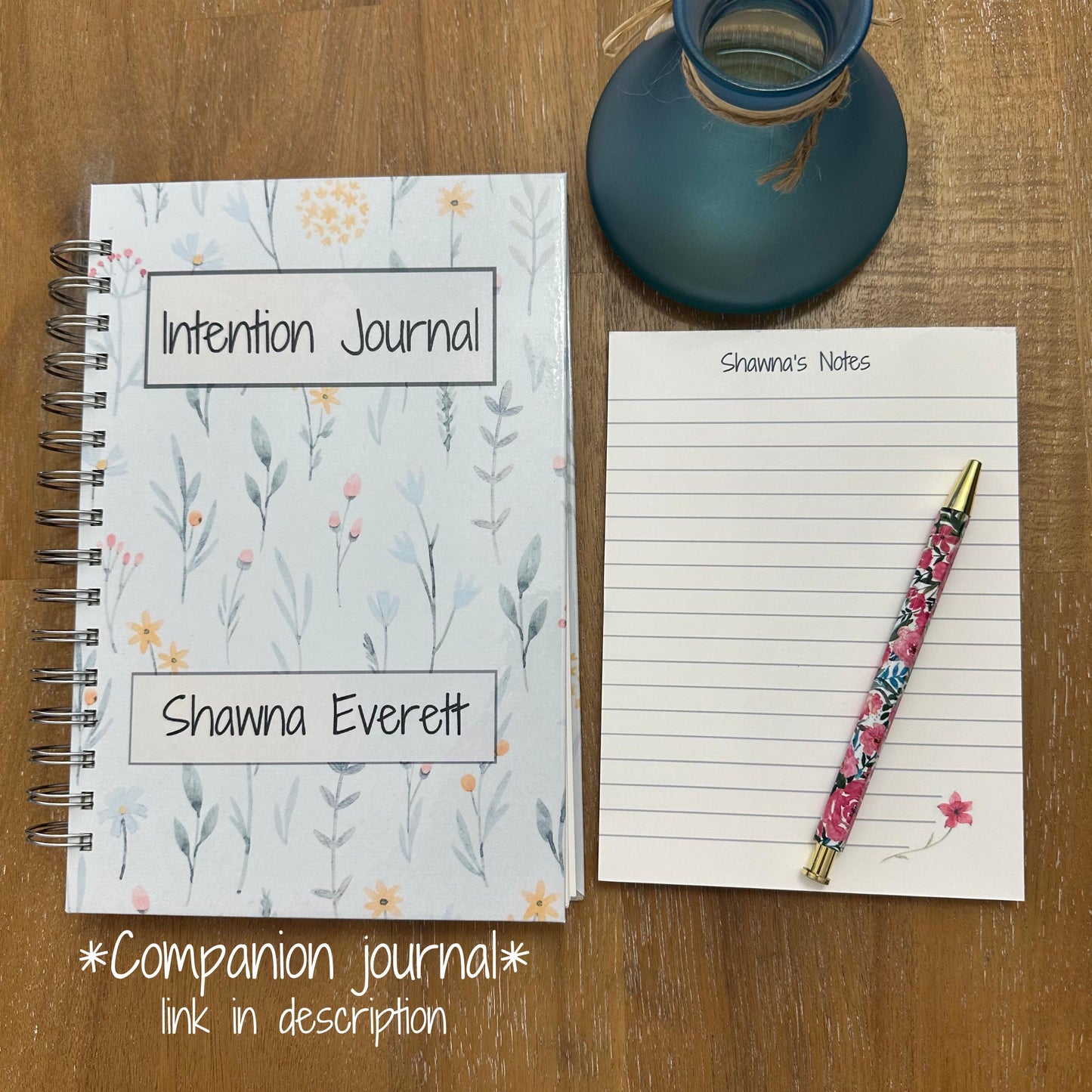 Intention Notes Notepad