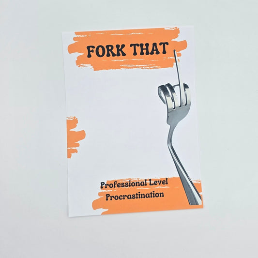 Fork That - Unlined Notepad