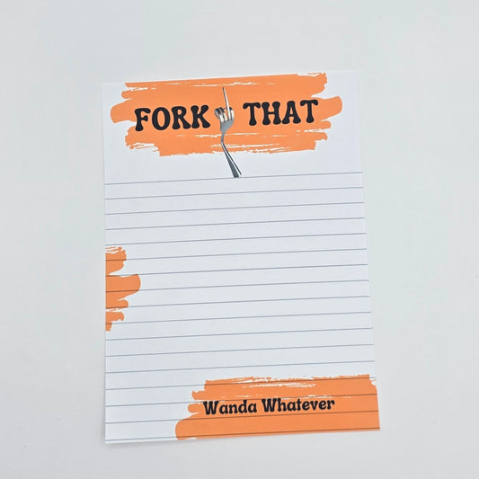 Fork That - Lined Notepad