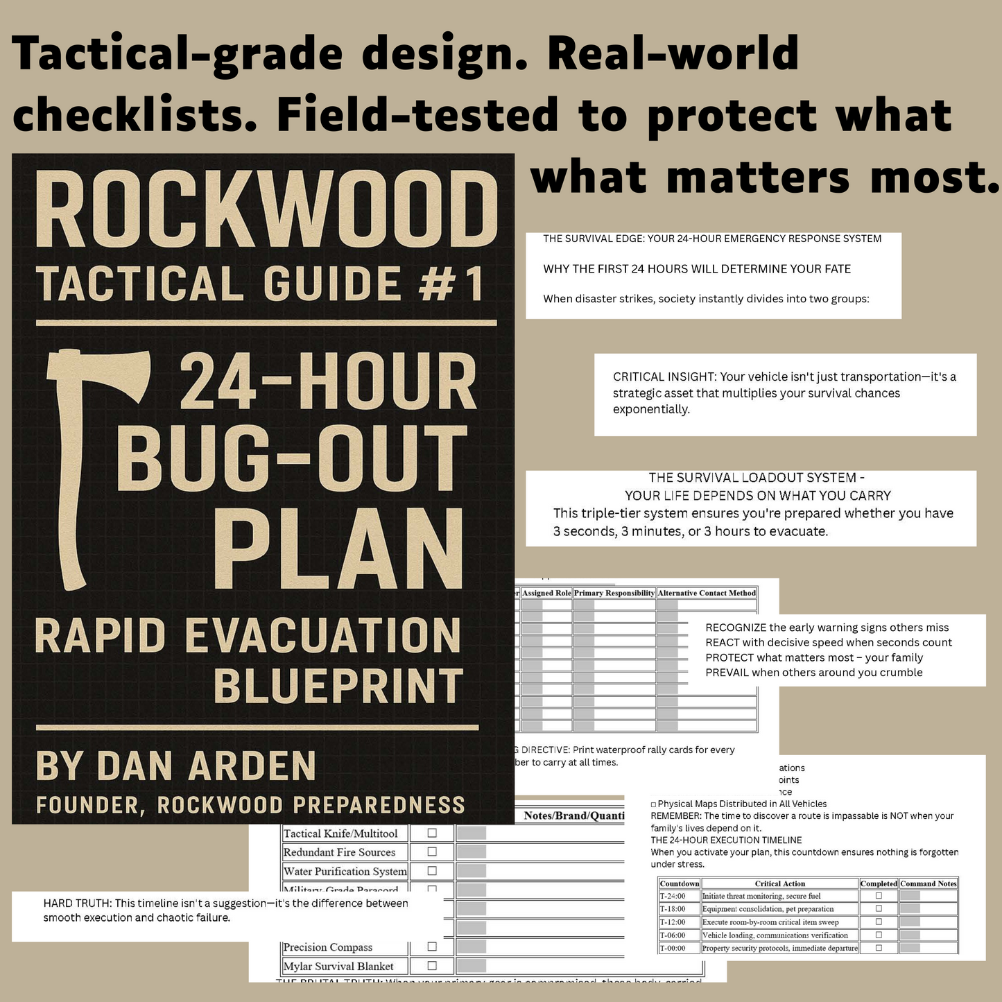 Your 24-Hour Bug Out Blueprint – Tactical Field Edition