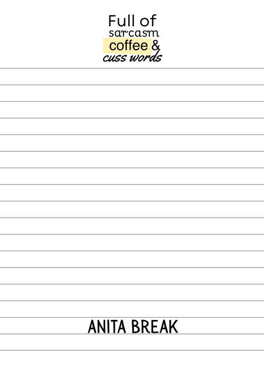 Welcome to the Shit Show - Lined Notepad