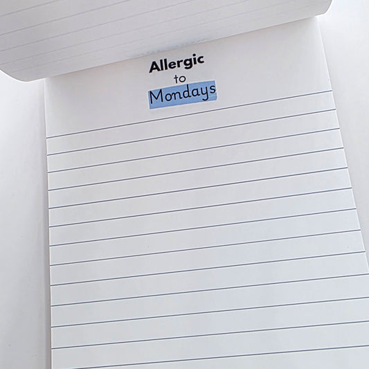 Workplace Notepad – Funny 5" x 7" Desk Pad