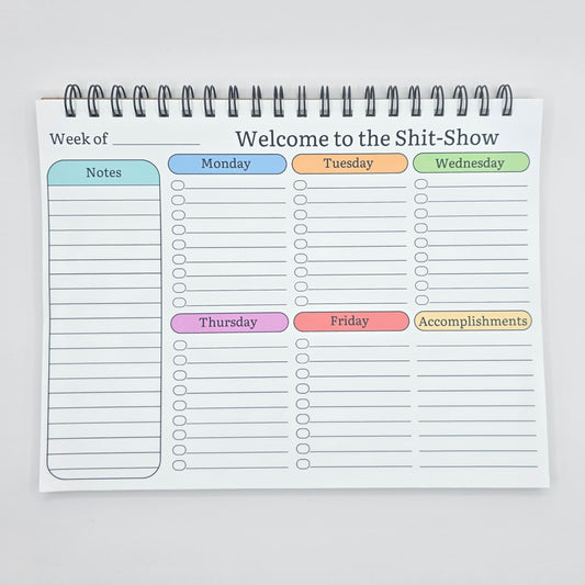 Weekly To-Do List Notepad – 52-Week Desk Planner (2 Versions)