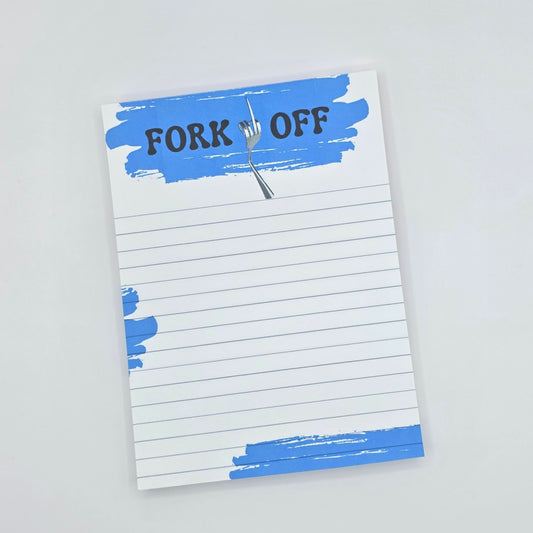 Fork Off - Lined Notepad