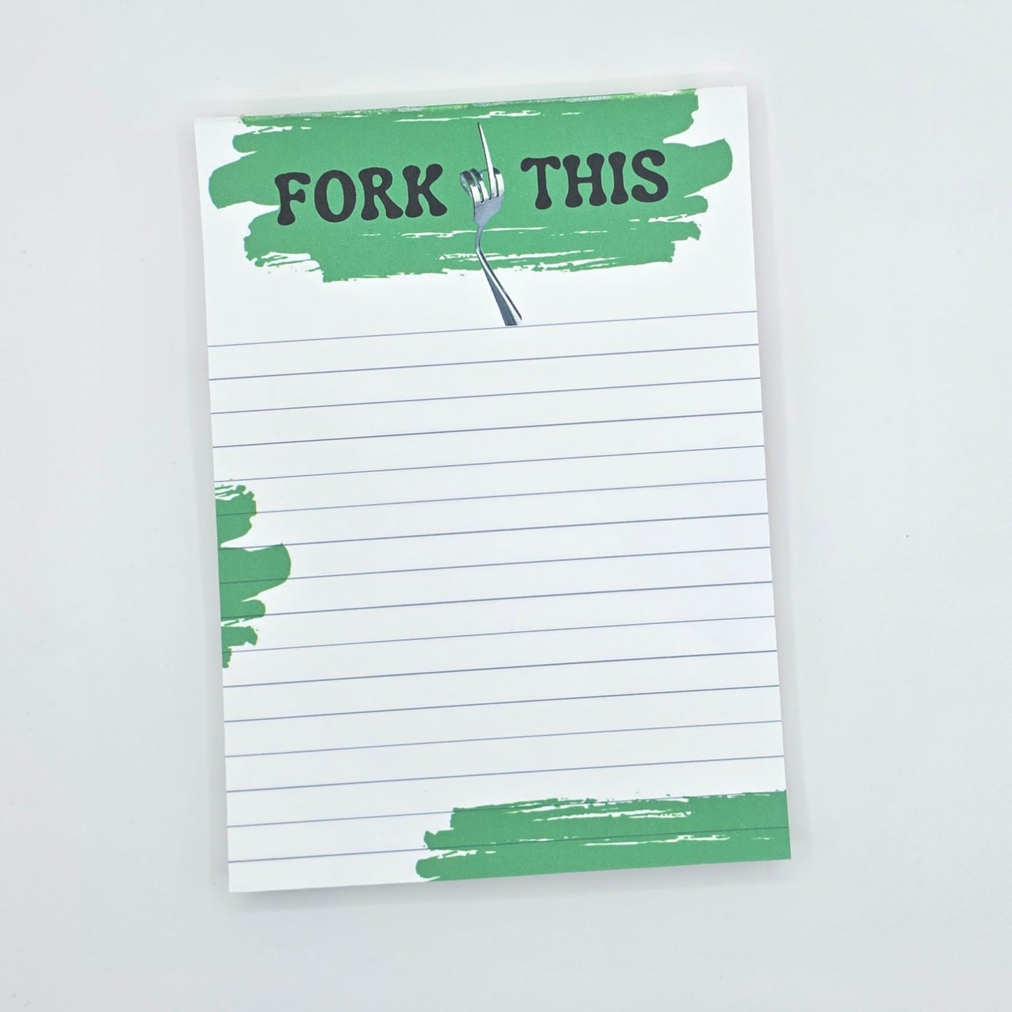 Fork This - Lined Notepad