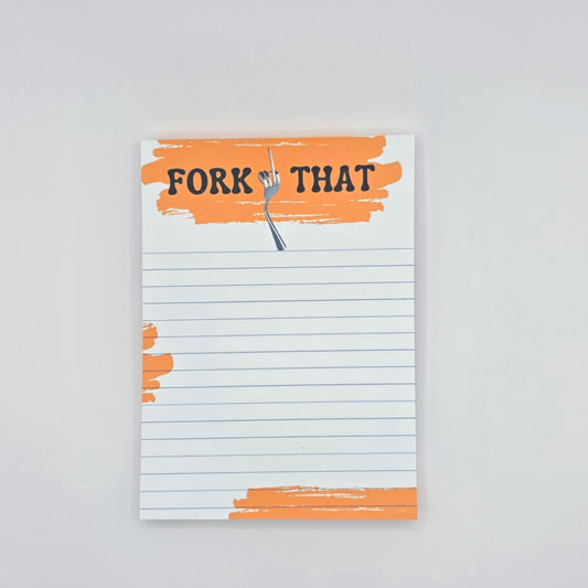 Fork That - Lined Notepad