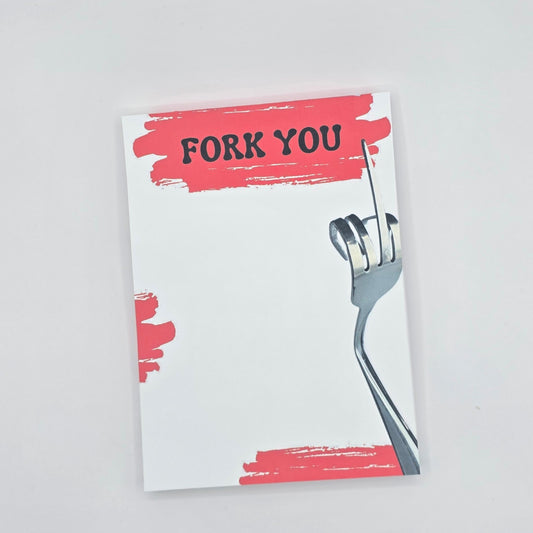 Fork You - Unlined Notepad