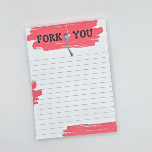 Fork You - Lined Notepad