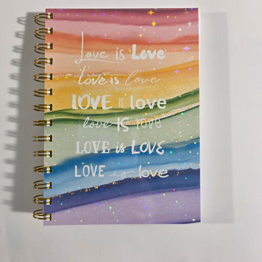 Love is Love 8x10 Notebook