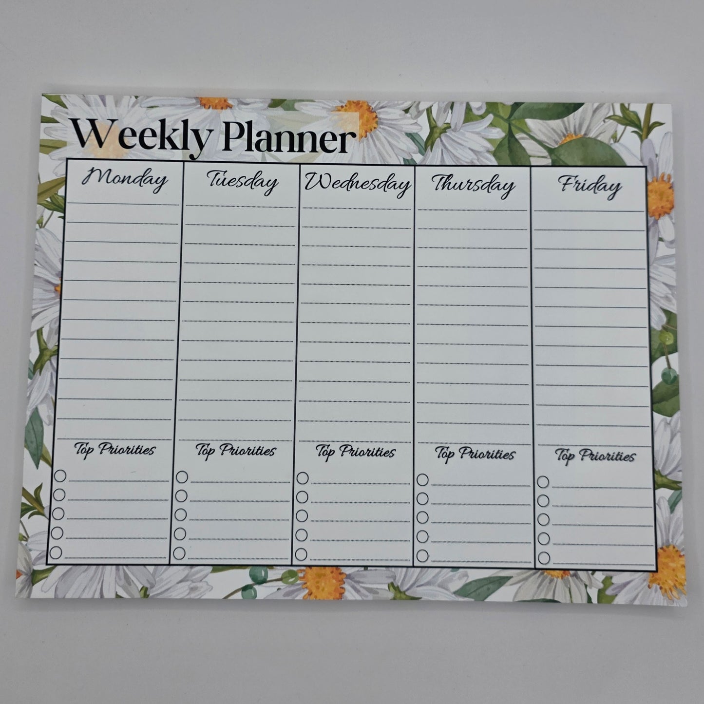 Daisy Weekly Planner Pad