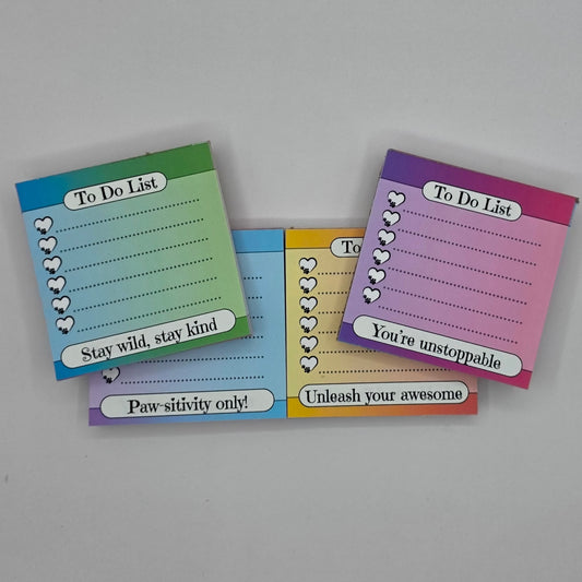 Paw-sitive Mini To-Do Notepad (Magnetic)