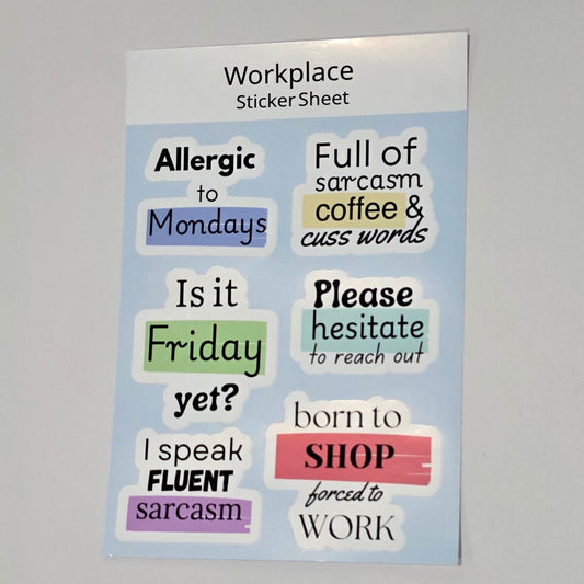 Workplace – Sticker Sheet