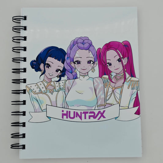 KPop Demon Hunters Huntrix Trio Blue Notebook 5.5x7