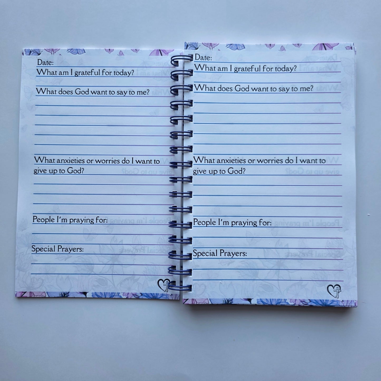 Prayer Journal – Daily Guided Christian Prayer Journal (8.5” x 5.5”)