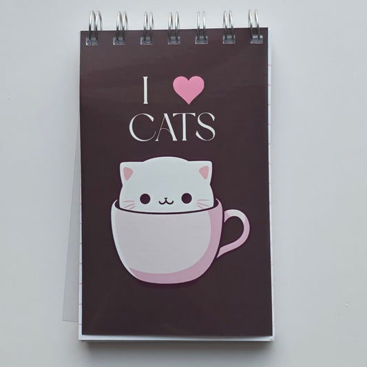 I love Cats – Brown Pocket Notebook 3.5x5.5