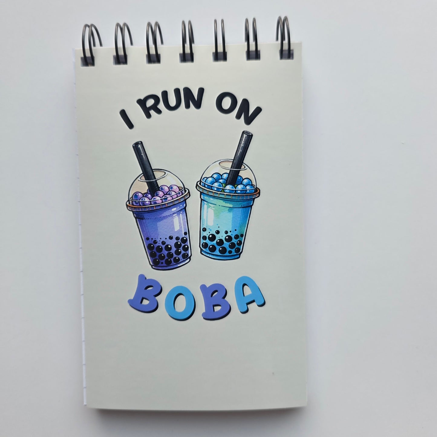 I Run on Boba Pocket Notebook 3.5"x5.5"