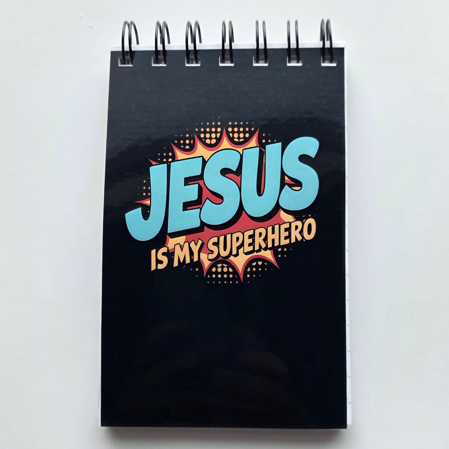 Jesus is my Superhero 3.5x5.5 Pocket Notebook