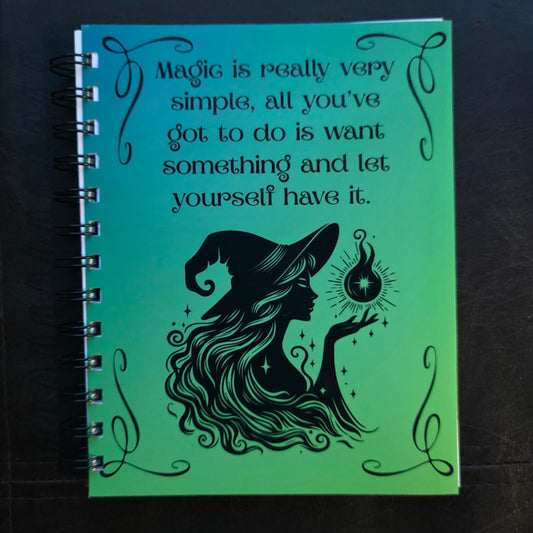 Magic is simple Notebook 5.5"x7"