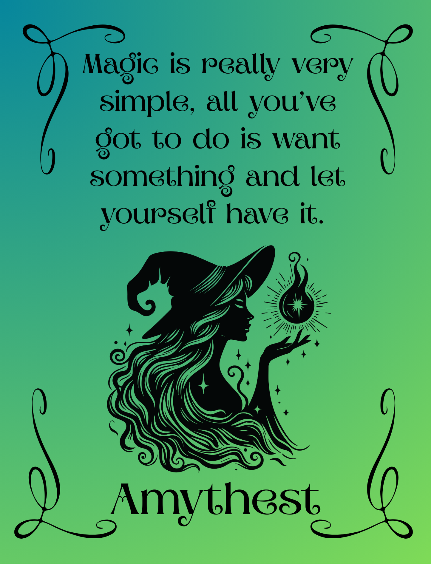 Magic is simple Notebook 5.5"x7"