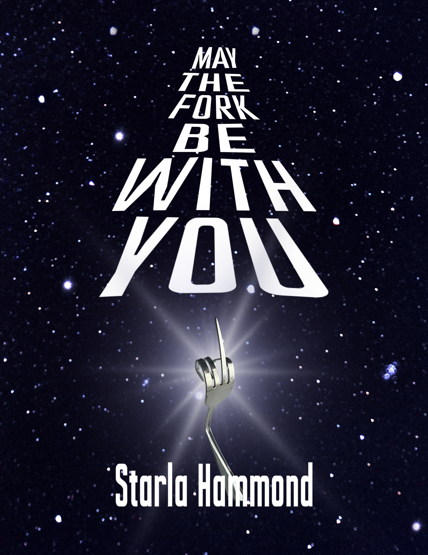 May the Fork be With You – 8x10 Spiral Notebook