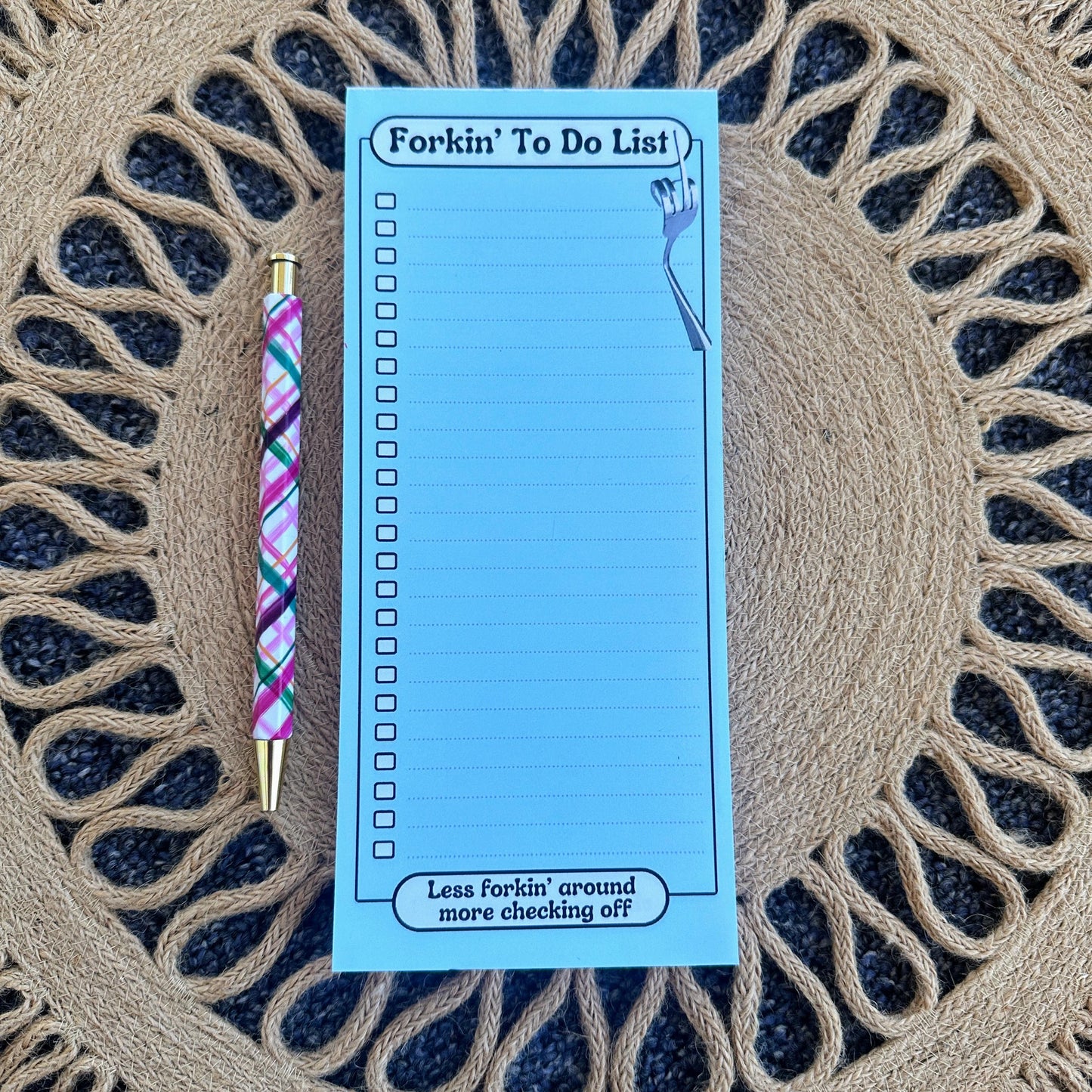 Forkin’ To-Do List Notepad – Magnetic