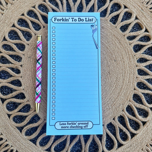 Forkin’ To-Do List Notepad – Magnetic