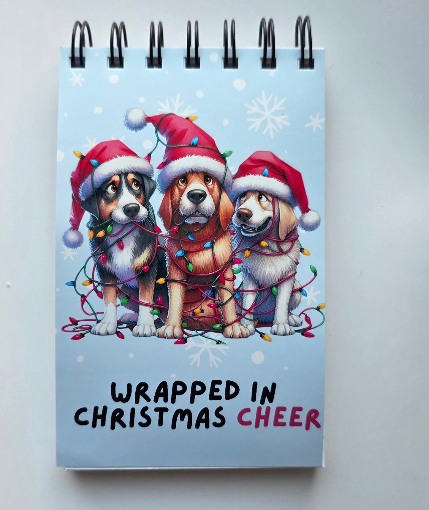 Christmas Cheer Silly Dogs Pocket Notebook